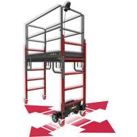 Complete Motorized Buildman 6' Baker Scaffold Kit, 31" D x 118-3/4" H Advanced Consulting and Training Ltd.