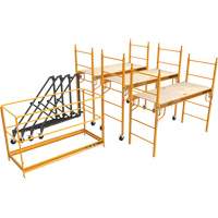 Complete 18' Drywall  Baker Scaffold Tower Set, 122" D x 236" H Advanced Consulting and Training Ltd.