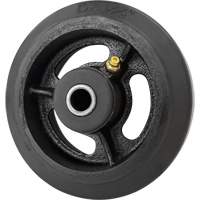 Mold-On Rubber Wheel, 5'' (127 mm) Dia. x 1-1/2" (38 mm) W, 400 lbs. (181 kg.) Capacity Advanced Consulting and Training Ltd.