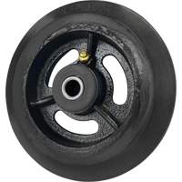 Mold-On Rubber Wheel, 6'' (152 mm) Dia. x 1-1/2" (38 mm) W, 450 lbs. (204 kg.) Capacity Advanced Consulting and Training Ltd.