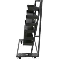 Chariot &agrave; cadre en A robuste &agrave; un c&ocirc;t&eacute; avec 6 plateaux &agrave; rebords, 38" x 25" x 63", Capacit&eacute; 2500 lb Advanced Consulting and Training Ltd.