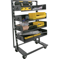 Chariot &agrave; cadre en A robuste &agrave; un c&ocirc;t&eacute; avec 4 grands plateaux, 38" x 25" x 63", Capacit&eacute; 2500 lb Advanced Consulting and Training Ltd.