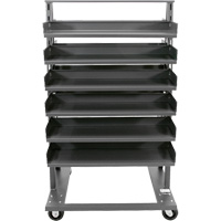 Chariot &agrave; cadre en A robuste &agrave; deux c&ocirc;t&eacute;s avec 12 plateaux, 38" x 30" x 63", Capacit&eacute; 2500 lb Advanced Consulting and Training Ltd.