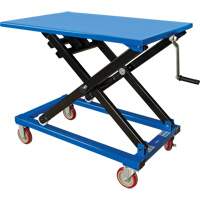 Manual Scissor Lift Table, 37-3/8" L x 23-5/8" W, Steel, 660 lbs. Capacity Advanced Consulting and Training Ltd.