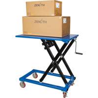 Manual Scissor Lift Table, 37-3/8" L x 23-5/8" W, Steel, 660 lbs. Capacity Advanced Consulting and Training Ltd.