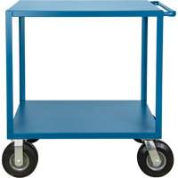 Outdoor Shelf Cart, 2 Tiers, 18" W x 39" H x 33" D, 1200 lbs. Capacity Advanced Consulting and Training Ltd.