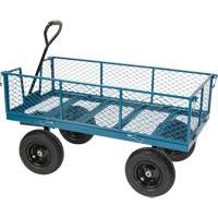 Wagon avec c&ocirc;t&eacute;s rabattables, 24" la x 48" la x Capacit&eacute; 800 lb Advanced Consulting and Training Ltd.