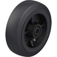 Black Rubber on Cast Iron Core Wheel Advanced Consulting and Training Ltd.
