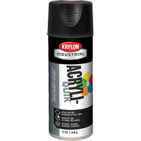 Laque industrielle Acryli-Quik, Noir, Ultra-mat, 12 oz, Canette a&eacute;rosol Advanced Consulting and Training Ltd.