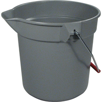 Seau Brute, Capacit&eacute; de 2.5 gal. US (10 pintes), Gris Advanced Consulting and Training Ltd.