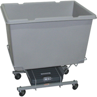 Scale Carts, Polyethylene, 33" L x 23" W x 33" H, 7 cu. ft. Volume, 250 lbs. Capacity Advanced Consulting and Training Ltd.