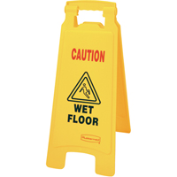 Panneaux d'avertissement de plancher mouill&eacute;, Anglais avec pictogramme Advanced Consulting and Training Ltd.