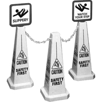 "Caution" Lamba Traffic Cones, English with Pictogram Advanced Consulting and Training Ltd.