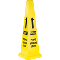 "People Working Above" Traffic Cones, English with Pictogram Advanced Consulting and Training Ltd.