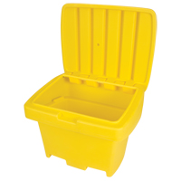 Heavy-Duty Outdoor Salt and Sand Storage Container, 30" x 24" x 24", 5.5 cu. Ft., Yellow Advanced Consulting and Training Ltd.