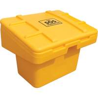 Salt Sand Container SOS, With Hasp, 30" x 24" x 24", 5.5 cu. Ft., Yellow Advanced Consulting and Training Ltd.