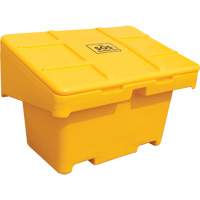 Contenants pour sel & sable SOS, Avec Moraillon, 42" x 29" x 30", 11 pi³, Jaune Advanced Consulting and Training Ltd.
