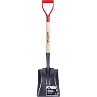 Pelle carr&eacute;e Pro, Bois, Lame Acier durci, Manche en Prise en D, Longueur 27-3/4" Advanced Consulting and Training Ltd.