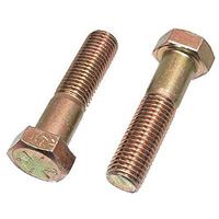 Vis d'assemblage hexagonale, 3/8" dia., 4" lo, Acier inoxydable, Cors&eacute; Advanced Consulting and Training Ltd.