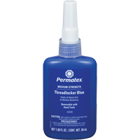 Adh&eacute;sif frein-filet &agrave; adh&eacute;rence amovible, Bleu, Moyen, 50 ml, Bouteille Advanced Consulting and Training Ltd.