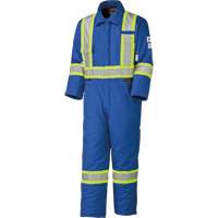 5522A Combinaison de s&eacute;curit&eacute; &agrave; haute visibilit&eacute; ignifuge et anti-arcs &eacute;lectriques, Taille 2T-Grand, Bleu royal, 58 cal/cm² Advanced Consulting and Training Ltd.