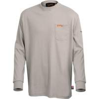 333 Chemise en coton &agrave; manches longues ignifuge, 2T-Grand, Gris Advanced Consulting and Training Ltd.
