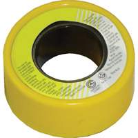 Ruban scellant pour filets au pas du gaz avec PTFE, 236" lo x 1/2" la, Jaune Advanced Consulting and Training Ltd.