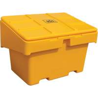 Contenants pour sel & sable SOS, Avec Moraillon, 48" x 33" x 34", 18,5 pi³, Jaune Advanced Consulting and Training Ltd.