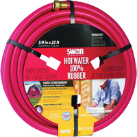 Hot Water Hose, Rubber, 5/8" dia. x 50' L Advanced Consulting and Training Ltd.