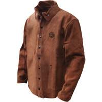 Veste de soudage en cuir fleur de vache refendu Gander Brand, Cuir, Grand, Brun Advanced Consulting and Training Ltd.