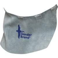 Gander Brand Split Leather Welding Helmet Bib, Pearl Grey Advanced Consulting and Training Ltd.