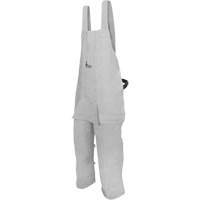 Leather Welding Apron, Split-Leg Bib, Pearl Grey Advanced Consulting and Training Ltd.
