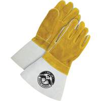 Gants pour soudeur avec poignet de 5", Cuir de vache refendu, Taille Taille unique Advanced Consulting and Training Ltd.