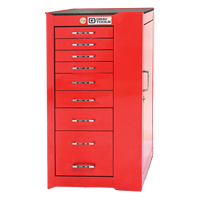Armoire mobile de s&eacute;rie PRO+, 8 tiroirs, 19" la x 19" p x 36-1/2" h, Rouge Advanced Consulting and Training Ltd.