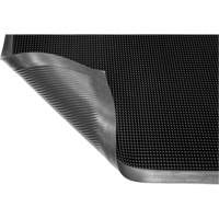 Gritstop Fingermat Matting, Rubber, Scraper Type, Textured Pattern, 2' x 2-2/3', Black Advanced Consulting and Training Ltd.