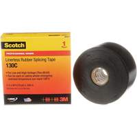 Scotch&reg; Professional Grade Linerless Rubber Splicing Tape, 50.8 mm (2") W x 9 m (30') L, 30 mils, Black Advanced Consulting and Training Ltd.