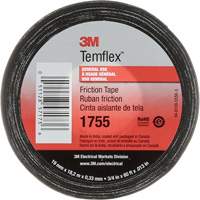 Temflex Cotton Friction Tape 1755, 19 mm (3/4") x 18.28 m (60'), Black Advanced Consulting and Training Ltd.