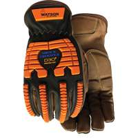 Drill Sergeant Impact Gloves, Large, Grain Leather Palm, Slip-On Cuff Advanced Consulting and Training Ltd.