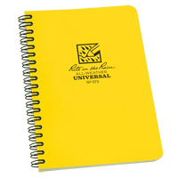 Side-Spiral Notebook, Soft Cover, Yellow, 64 Pages, 4-5/8" W x 7" L Advanced Consulting and Training Ltd.