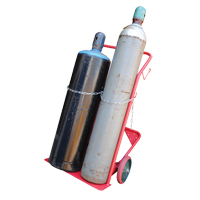 Cylinder Cart, Mold-on Rubber Wheels, 25-1/2"W x 7"L Base, 350 lbs. Advanced Consulting and Training Ltd.