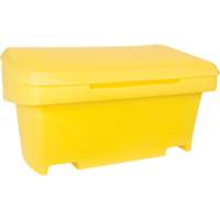Contenant de rangement robuste pour l'ext&eacute;rieure pour sel et sable, 24" x 48" x 24", 10 pi³, Jaune Advanced Consulting and Training Ltd.