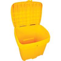 Salt & Sand Storage Bins, With Hasp, 21" x 27" x 26", 4.24 cu. ft., Yellow Advanced Consulting and Training Ltd.