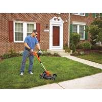 3-in-1 Compact Mower, Push Walk-Behind, Electric, 12" Cutting Width Advanced Consulting and Training Ltd.