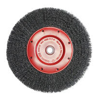 Economy Crimped Wire Wheel Brushes - Narrow Face, 6" Dia., 0.014 Fill, 2" Arbor Advanced Consulting and Training Ltd.