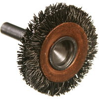 Circular Crimped Wire End Brushes, 1-1/2", 0.005" Fill, 1/4" Shank Advanced Consulting and Training Ltd.