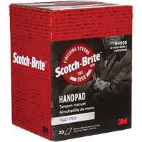 Tampons manuels Scotch-Brite 7447, Oxyde d'aluminium, 9" x 6", Grain Tr&egrave;s fin Advanced Consulting and Training Ltd.