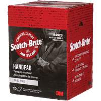 Tampons manuels Scotch-Brite 7447, Oxyde d'aluminium, 9" x 6", Grain Tr&egrave;s fin Advanced Consulting and Training Ltd.
