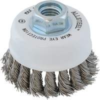 Brosse m&eacute;tallique ALLSTEEL, 3" dia. x 5/8"-11 arbre Advanced Consulting and Training Ltd.
