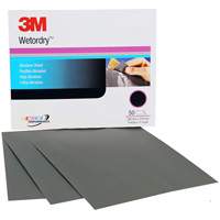 Feuille abrasive Wetordry, 9" x 11", Grain P220, Oxyde d'aluminium Advanced Consulting and Training Ltd.