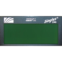 ArcOne&reg; Singles&reg; High Definition Auto-Darkening Welding Lens, 2" W x 4-1/2" H Viewing Area, For Use With ArcOne&reg; Advanced Consulting and Training Ltd.